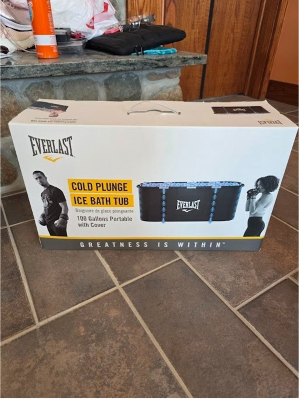 Everlast Cold Plunge Ice Bath Tub 100 gallon portable NEW IN BOX
